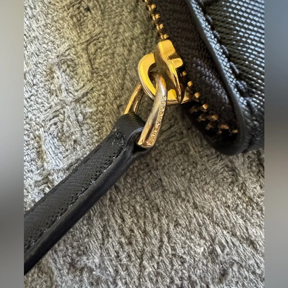 The Marc Jacobs Saffiano Leather Zip Around Continental Wallet - $195 MSRP